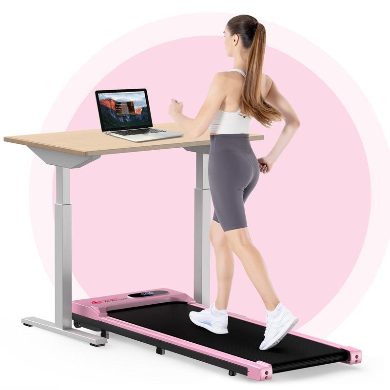 Under Desk Treadmill 0.6-3.8MPH Walking Mat Machine for Home Office with Folding Option