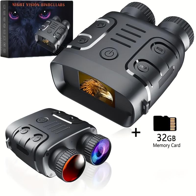 Latest HD 1080p Night Vision Binoculars with 5x Digital Zoom Night Vision Scope and 32G Memory Card for Hiking, Hunting, Camping, Traveling and Surveillance