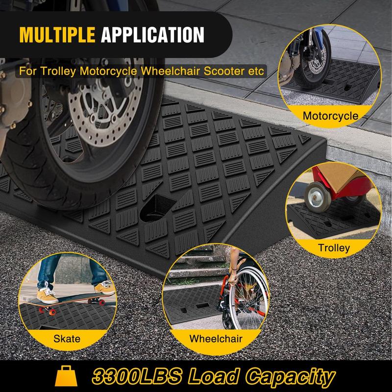 Nilight Plastic Curb Ramps, 4.2