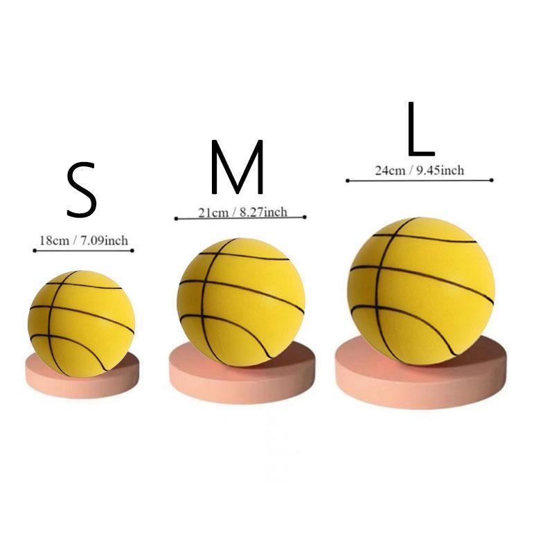 Professional Training Basketball, 1 Count Ball Sports Equipment Silent Basketball, Basketball Accessories, PU Exercising Basketball for Indoor Outdoor Use, hoops, ballislife, playoffs