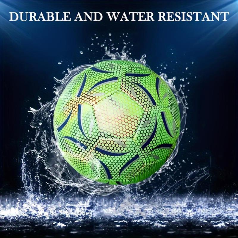 Glow in The Dark Football, 1 Count Non-slip and Wear-resistant Luminous Football, Reflective Football for Indoor Outdoor Training & Competition