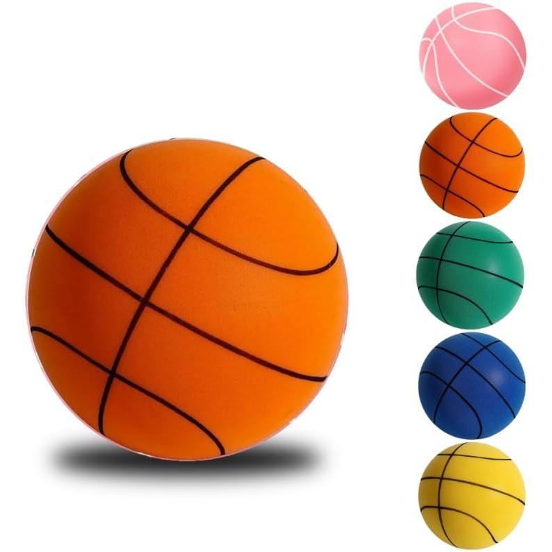 Silent Basketball, High Elastic Indoor Silent Basketball, Dribble Dream Silent Basketball, Foam Basketball Indoor Training Quiet Ball Gift for Youth Kids