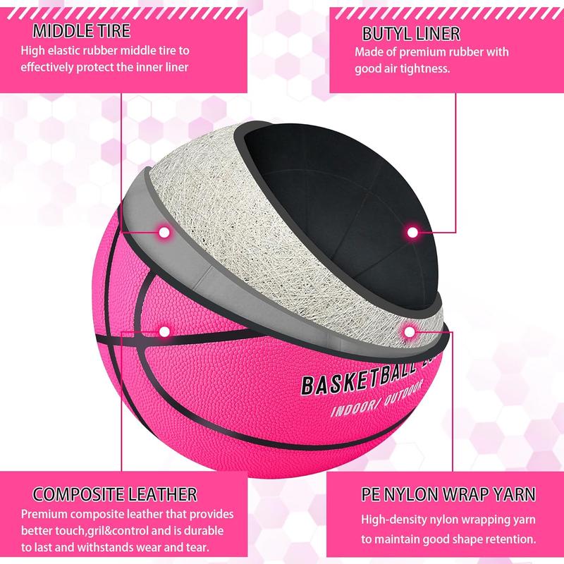 pink Basketball 28.5 