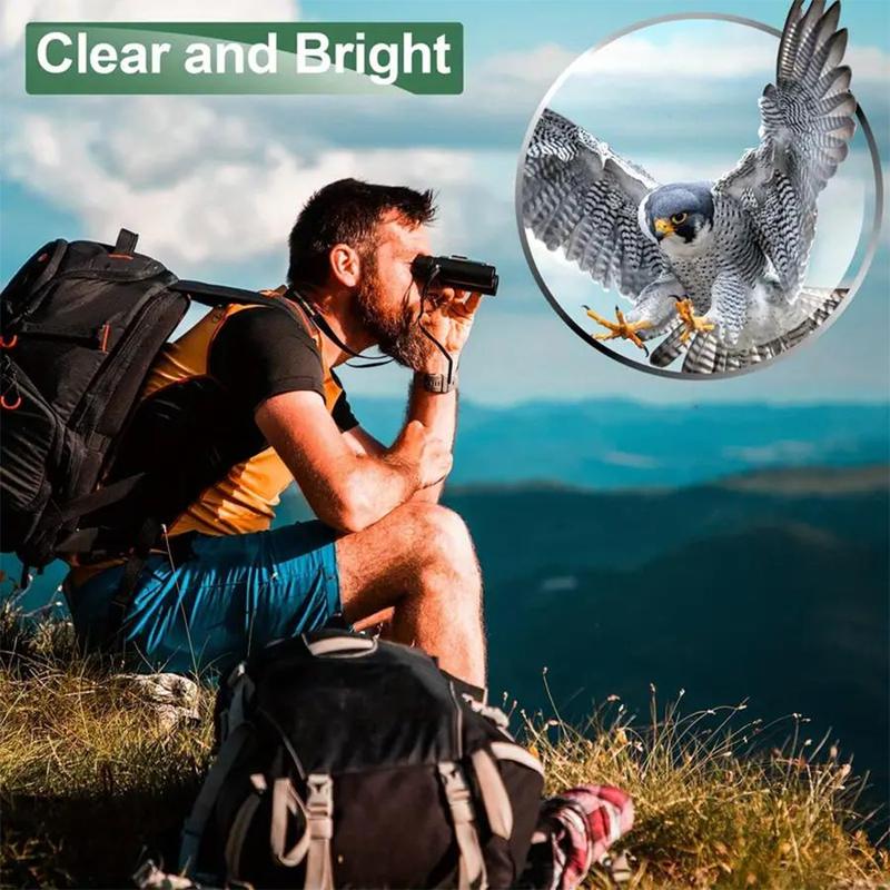 Portable Binoculars, Handheld Folding Binoculars, High Definition Binoculars for Outdoor Camping Hiking Concert Race