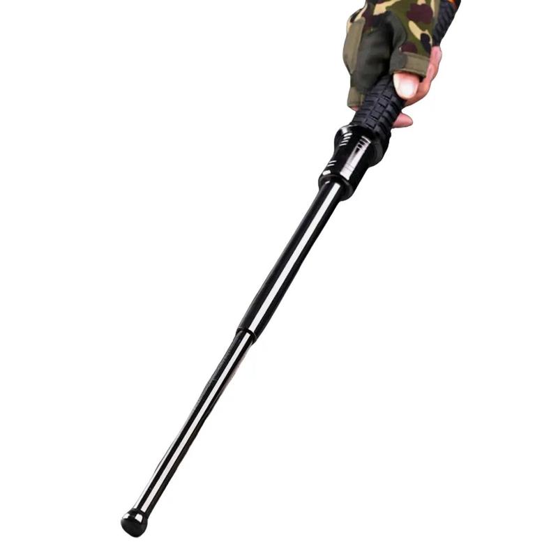 Solid swing stick car-mounted three-section magic whip to drive the dog self-defense mace multifunctional hiking stick portable hiking stick portable and easy to carry.