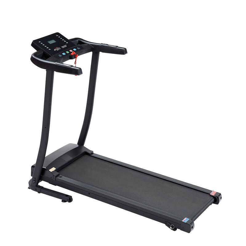 Treadmills - 2.5 HP hydraulic folding removable treadmill with 3-speed incline adjustment, 12 preset programs, 3 countdown modes, heart rate, bluetooth and more, suitable for home and gym use