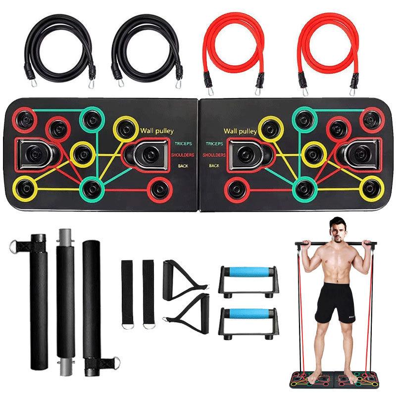 Push Up Board Fitness, Portable Foldable Push Up Bar at Home Gym, Pushup Handles for Floor. Professional Strength Training Equipment For Man and Women