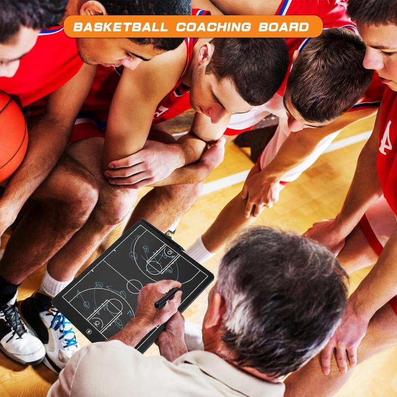 16 Inch Electronic LCD Basketball Coaching Board,Digital Strategy Marker Board with Pen for Basketball Game,Training,Teaching ZEMBSOYA